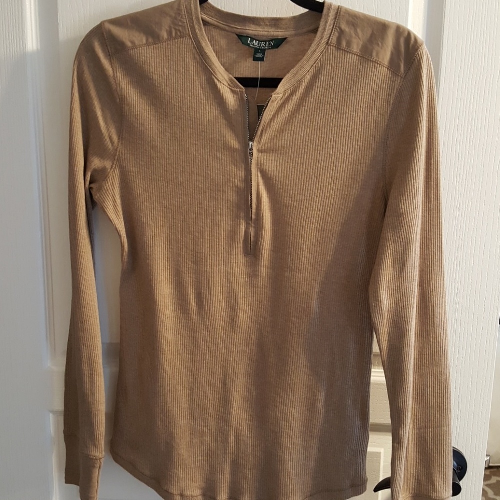 Lauren zip henley